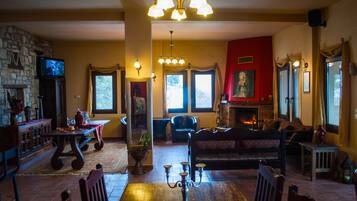 Sala de estar en el lobby