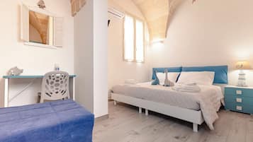 Premium bedding, down duvets, minibar, individually decorated