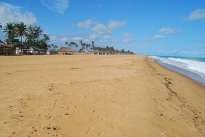 On the beach