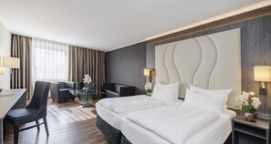 Junior Suite, Multiple Beds | In-room safe, blackout drapes, free cribs/infant beds, free WiFi