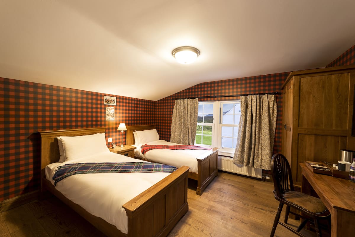 1 slaapkamer, luxe beddengoed, een kluis op de kamer