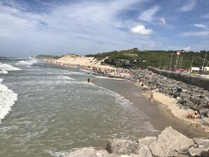 On the beach