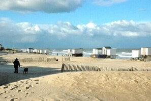 On the beach
