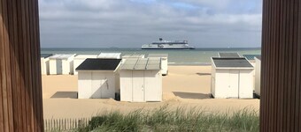 Studio ligger Blériot- stranden, komfortable med balkong 300 meter fra sjøen