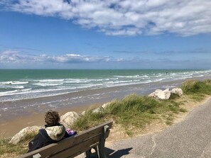 On the beach
