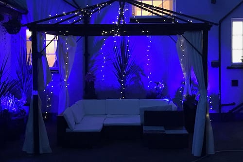 Espace de banquet à l’extérieur