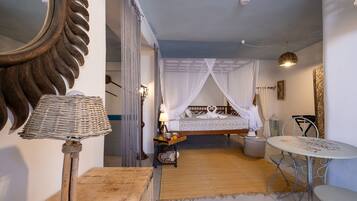 1 habitación y ropa de cama de alta calidad
