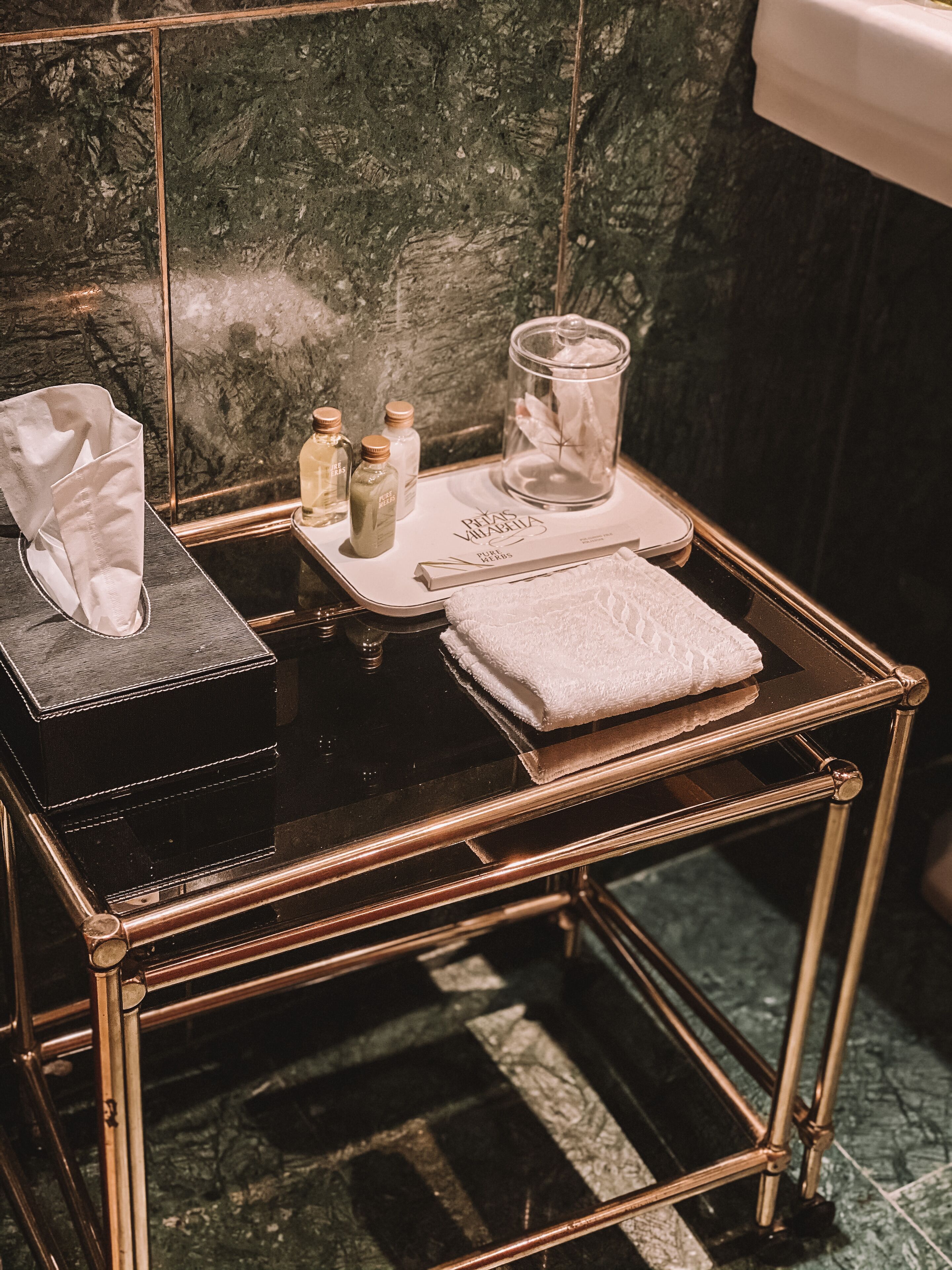 romantic suite | bathroom | shower, towels