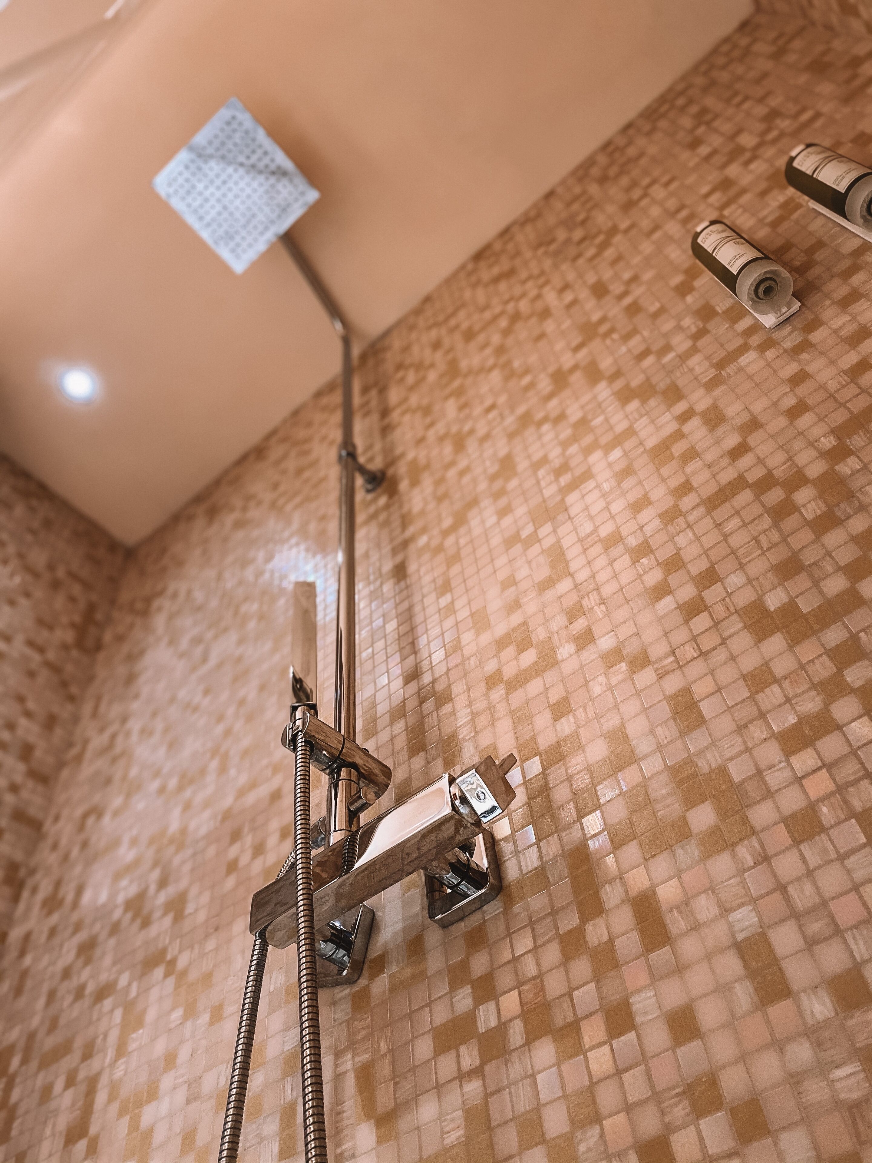 classic suite | bathroom | shower, towels