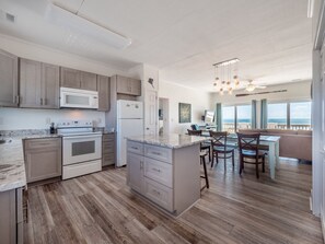 Fridge, microwave, oven, stovetop - Green Dolphin | Gazebo + Walk to the Beach! (Topsail Beach)