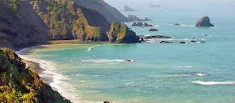 Arcata---Cozy, Newer Cabin in the Redwoods with Hot tub