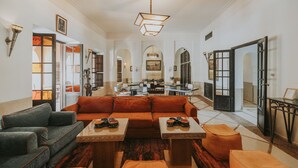 Living area - Villa Le Perroquet Bleu (Marrakech)