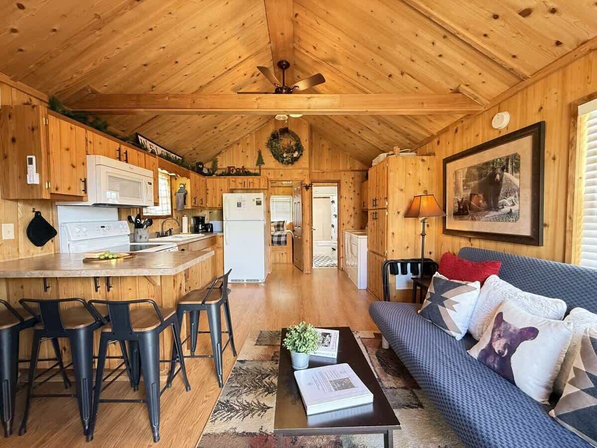 Smart TV, fireplace, DVD player, offices