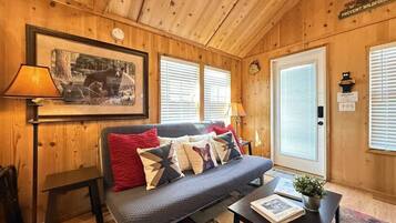 Smart TV, fireplace, DVD player, offices