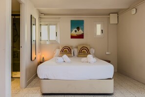 開放式客房, 露台 | 1 間臥室、免費無線上網、床單