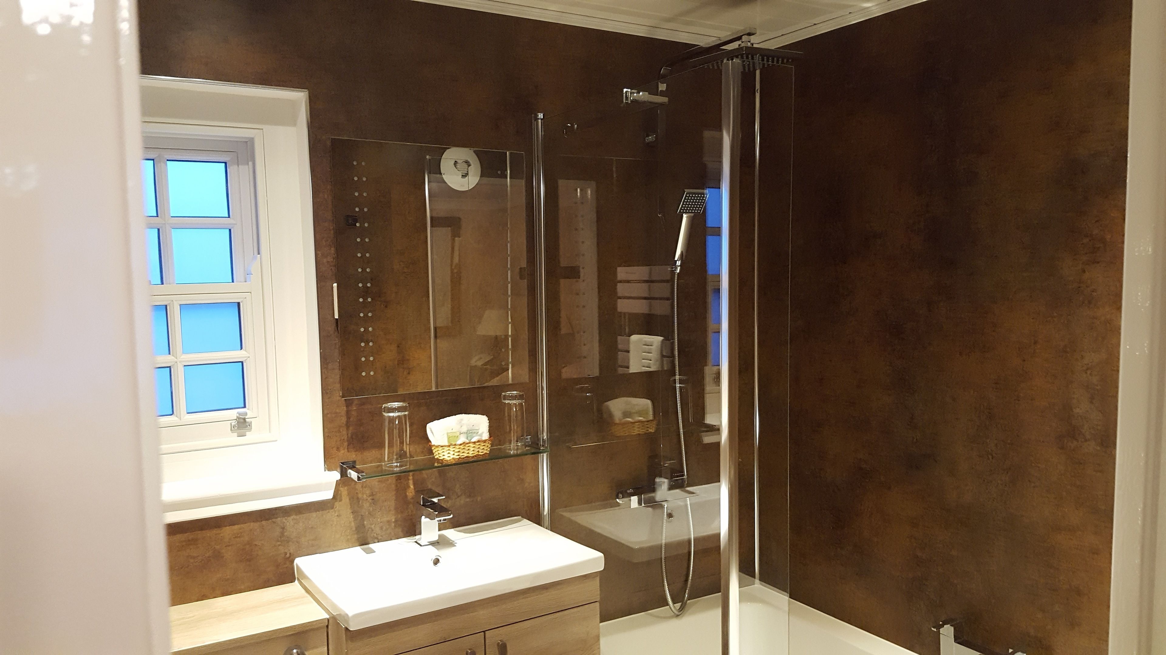 free toiletries, hair dryer, towels