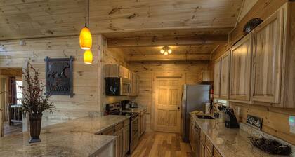 Negro Bear Lodge At Deep Creek estrenar cabina de Mtn Vistas, Polar Express 1 milla