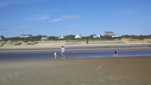 Beach nearby, sun-loungers