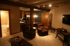 Smart-TV, Kamin, Videospiele, DVD-Player