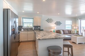 Fridge, microwave, oven, stovetop - "Eastern Shores 206" | Beachfront| Pristine Beach Views |  2 Bikes included (Santa Rosa Beach)