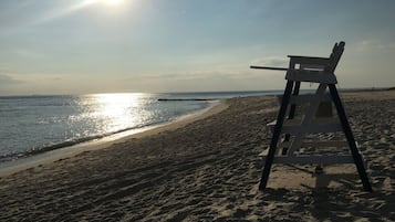 Playa en los alrededores y camastros