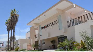 Voorkant van accommodatie