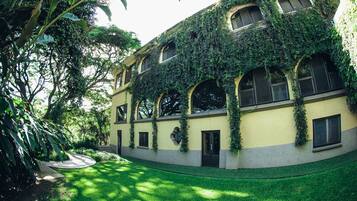 Majoituspaikan julkisivu