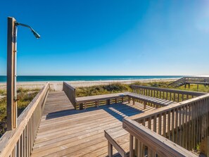 Property grounds - Blue Crab | Ocean Views + Beach Access Walkway! (Topsail Beach)
