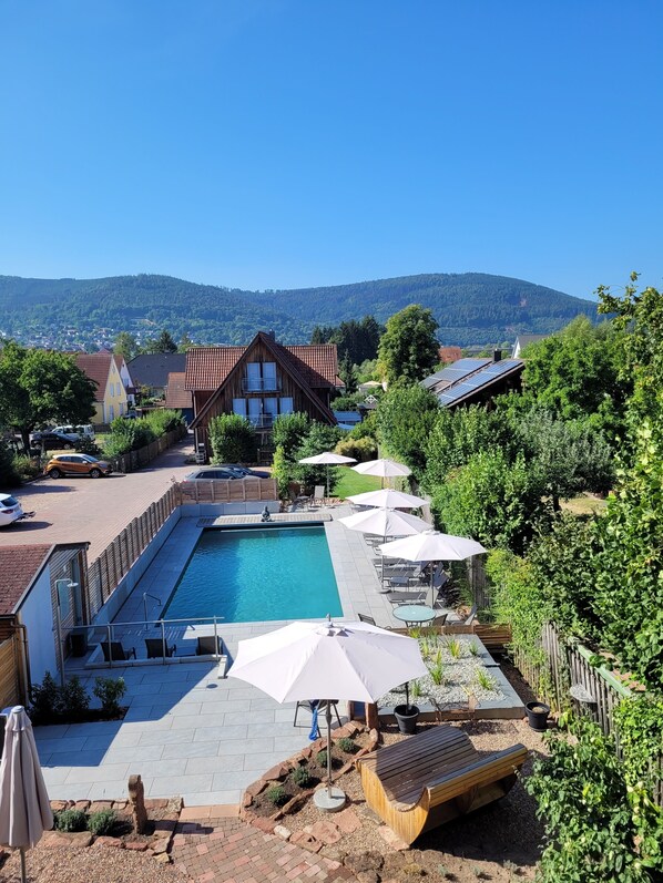 Seasonal outdoor pool - Adler Landhotel (Buergstadt)