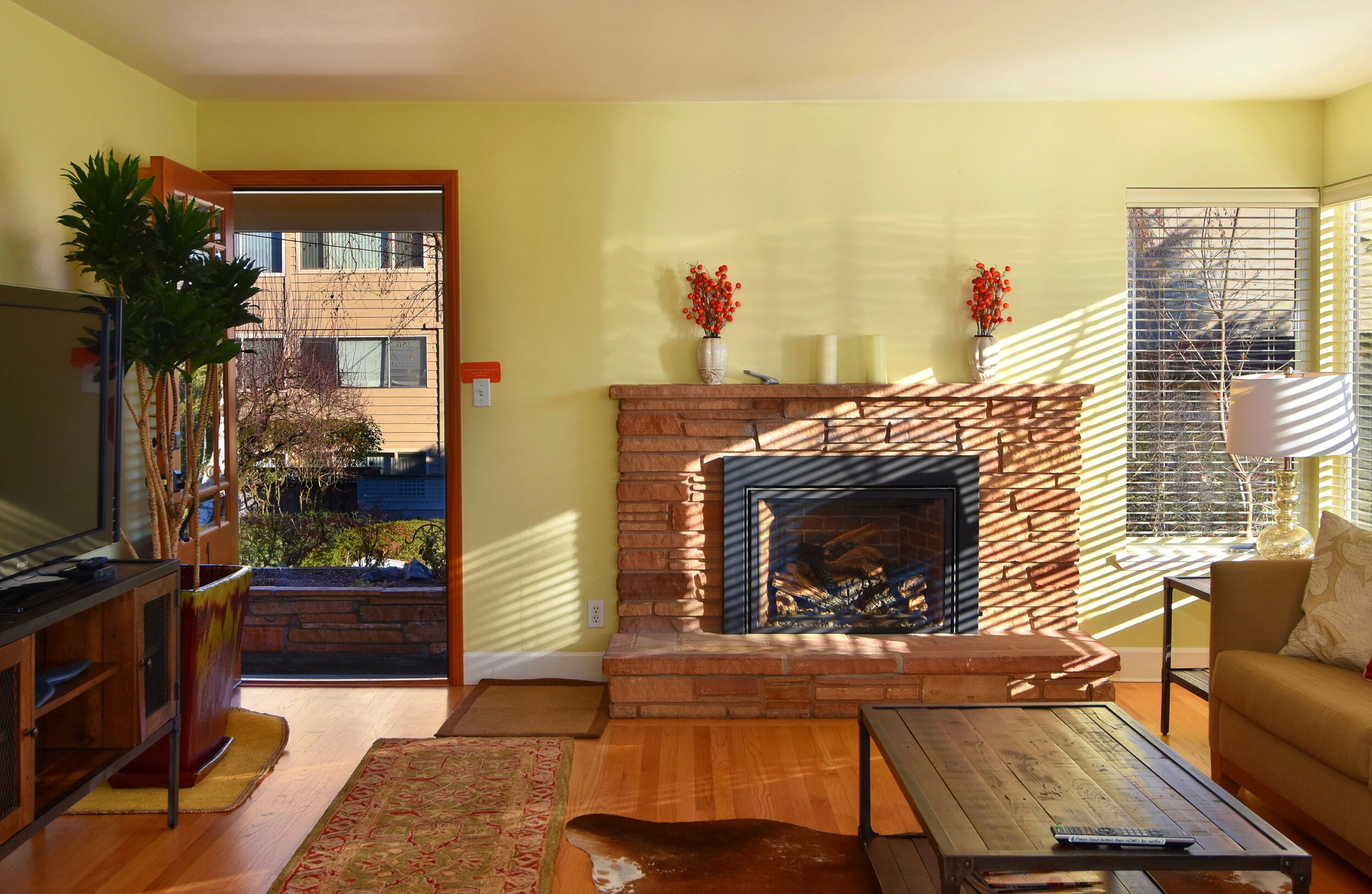 智能电视、壁炉