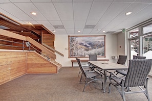 Condo, 1 Bedroom | In-room dining - Amazing Location In Center Village - VS438/VS436H by Redawning (Copper Mountain)