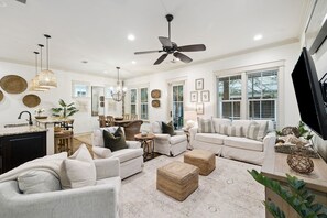 TV, DVD player - Charming 4 BR Family Beach Retreat | 25 Half Moon, WaterSound West Beach (Panama City Beach)
