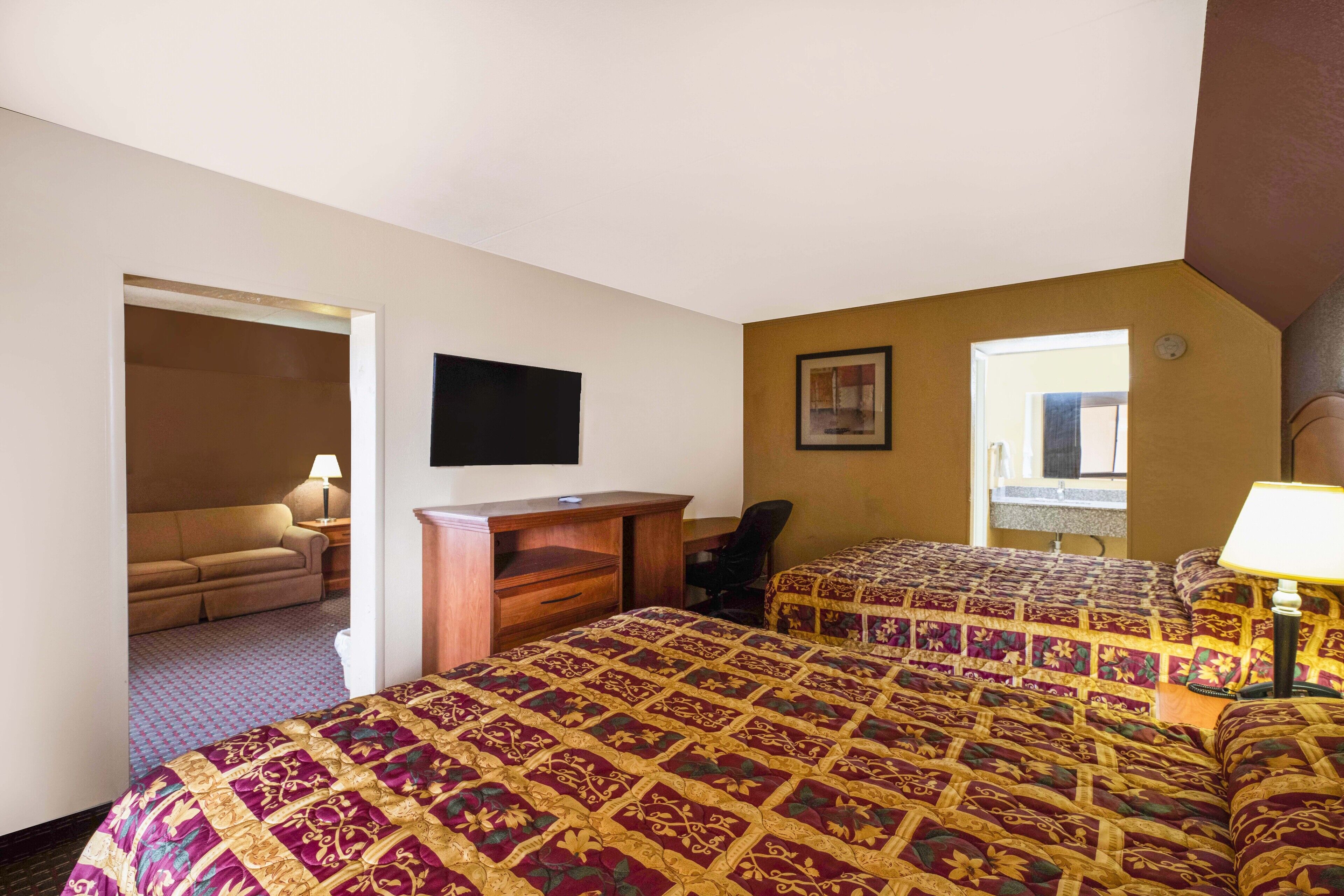 Premium-Zimmer, 2 Queen-Betten, Kochnische