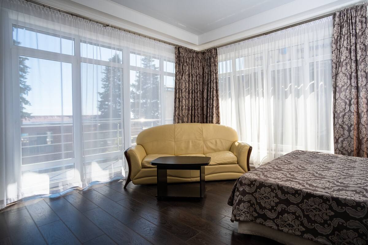 Apartment, Balcony | Premium bedding, minibar, in-room safe, desk