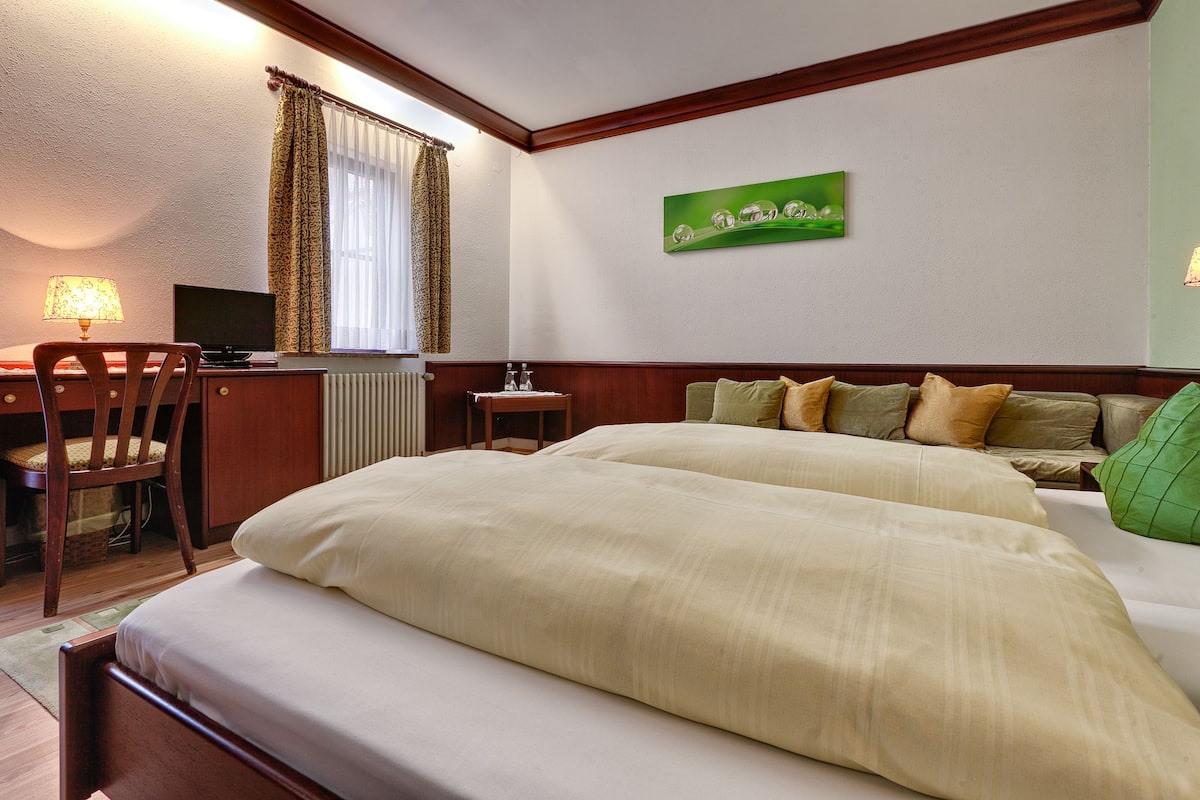 basic double room | desk, free wifi, bed sheets