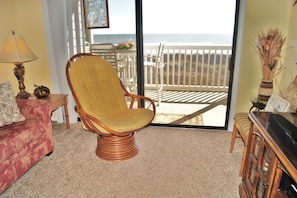 Living area - Sea Cloisters 204c 2 Bedroom Condo by RedAwning (North Myrtle Beach)