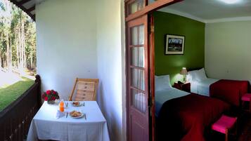 Værelse med 2 enkeltsenge | Terrasse/gårdhave