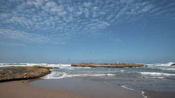 Private beach