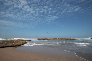 Private beach