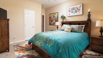 2 bedrooms, premium bedding, iron/ironing board, free WiFi