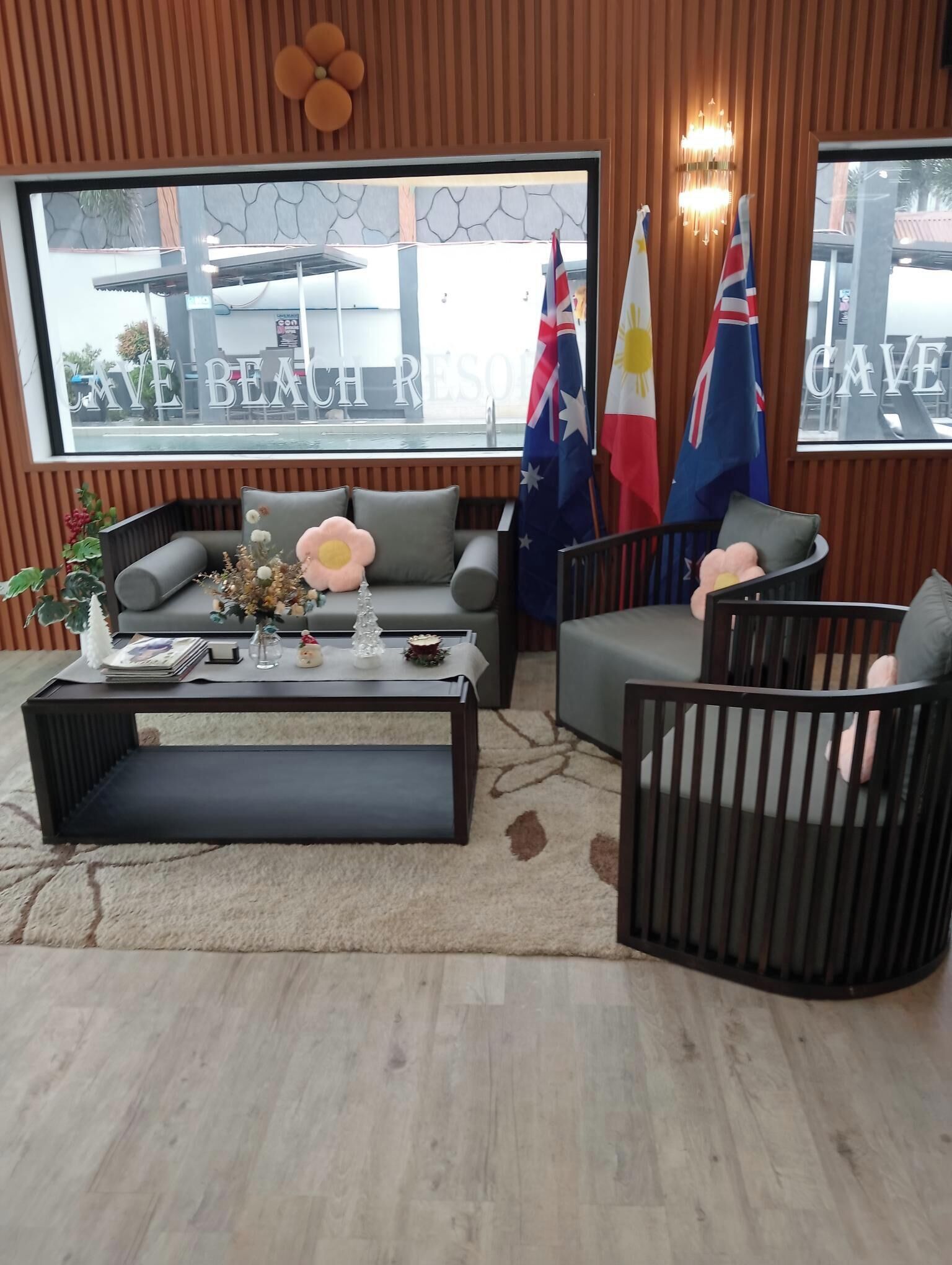 Sala de estar en el lobby