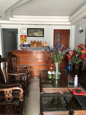 Zona de estar del vestíbulo