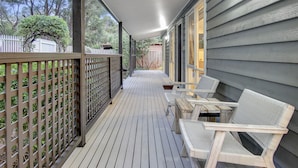 House, 3 Bedrooms, Fireplace | Terrace/patio - Stylish Coastal Retreat (Rye)