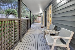 House, 3 Bedrooms, Fireplace | Terrace/patio - Stylish Coastal Retreat (Rye)