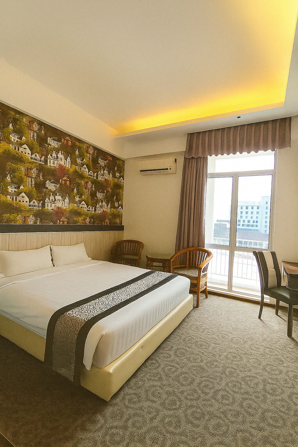 デラックス ダブルルーム | ミニバー、ノートパソコン用作業スペース、防音設備、アイロン / アイロン台