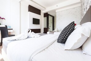 Deluxe Twin Room | Minibar, laptop workspace, soundproofing, iron/ironing board - THE REED HOTEL MELAKA – Formerly E-Red Hotel Melaka (Malacca City)