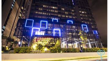 Front of property – evening/night