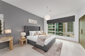 Apartment, 2 Bedrooms | 2 bedrooms, in-room safe, blackout curtains, iron/ironing board - Maison Privee - Superb Apt with Burj Khalifa, Fountain & Opera Vws (Dubai)