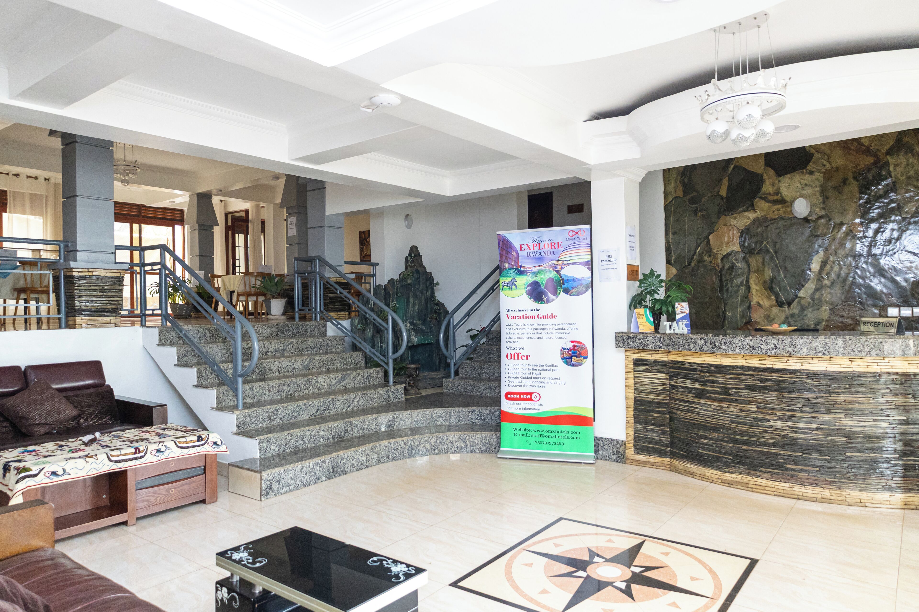 Sala de estar en el lobby