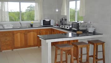 Apartment, 2 Bedrooms | Private kitchenette | Full-sized fridge, microwave, stovetop, electric kettle